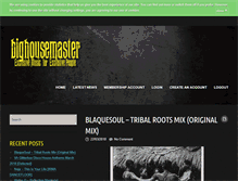 Tablet Screenshot of bighousemaster.com